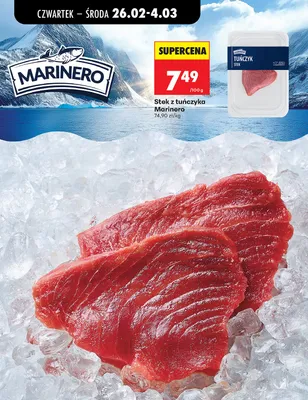 Stek z tuńczyka promocja w Biedronka