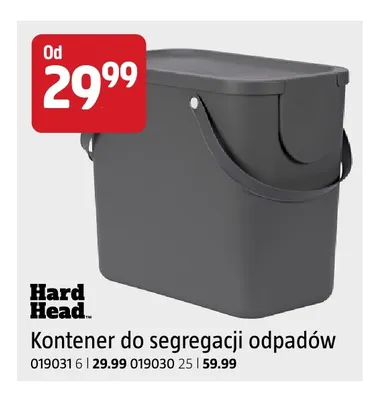 Kontener do segregacji odpadów 6 l Hard Head promocja w Jula