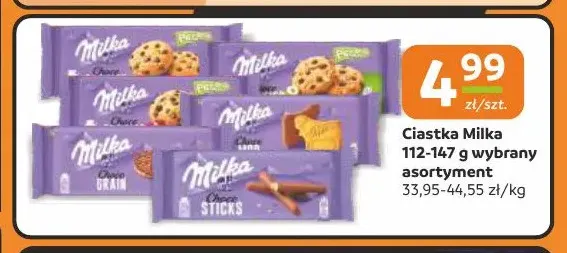Ciastka Milka promocja w Gama