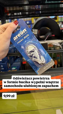 Odświeżacz powietrza bucik Fresh Wave New Car promocja w Biedronka