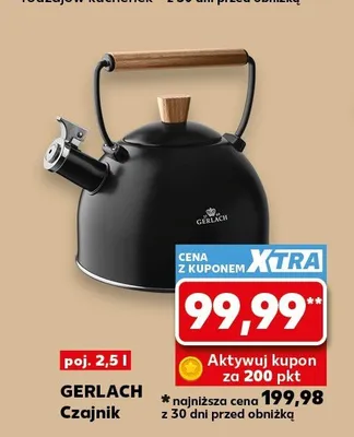 Czajnik Gerlach poj. 2,5 l promocja w Kaufland