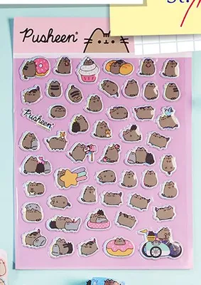 Naklejki piankowe Pusheen promocja w Biedronka