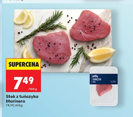 Stek z tuńczyka Marinero promocja w Biedronka