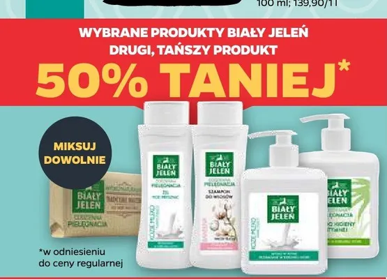 Wybrane produkty Biały Jeleń promocja w Netto
