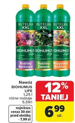 Nawóz BIOHUMUS LIFE promocja w Carrefour