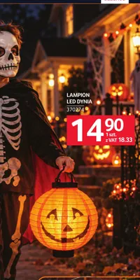 Lampion LED dynia promocja w Selgros