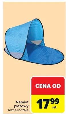 Namiot plażowy promocja w Carrefour