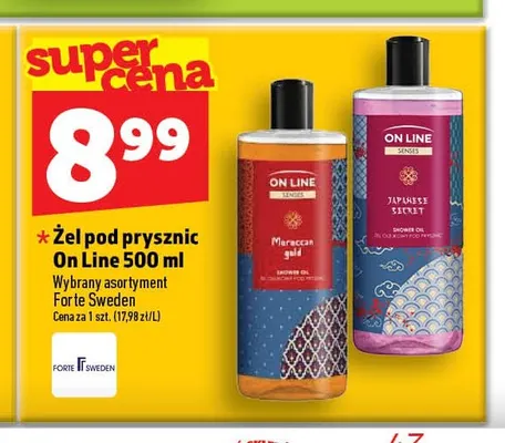 Żel pod prysznic On Line Japanese Secret promocja w TOPAZ