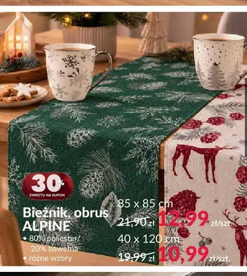 Obrus Alpine 85x85 cm promocja w Salony Agata