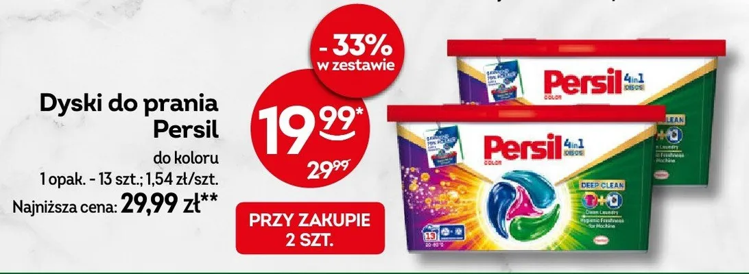 Dyski do prania do koloru promocja w Żabka