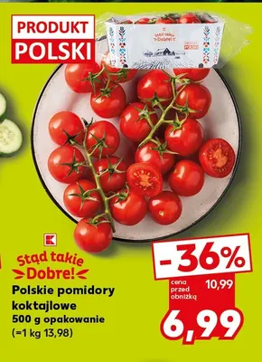 Pomidory koktajlowe polskie Stąd Takie Dobre! promocja w Kaufland