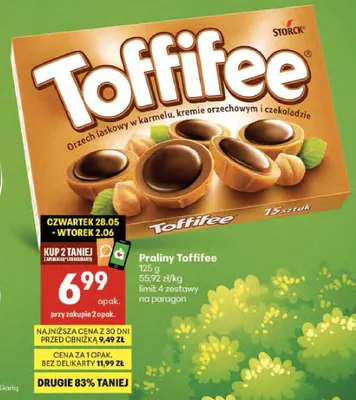 Praliny Toffifee promocja w Delikatesy Centrum
