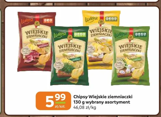 Chipsy Wiejskie Ziemniaczki promocja w Gama