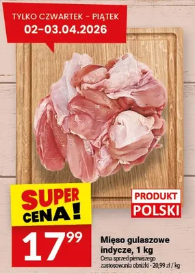 Mięso gulaszowe indycze promocja w Twój Market