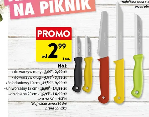 Nóż do warzyw mały promocja w Intermarche
