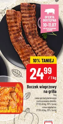 Boczek wieprzowy na grilla promocja w POLOmarket