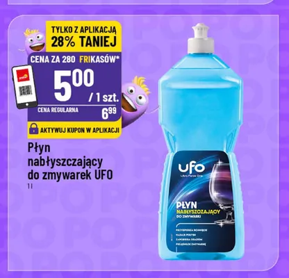 Płyn nabłyszczający do zmywarek UFO promocja w POLOmarket