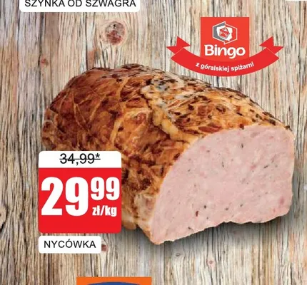 Nycówka Bingo promocja w Bingo