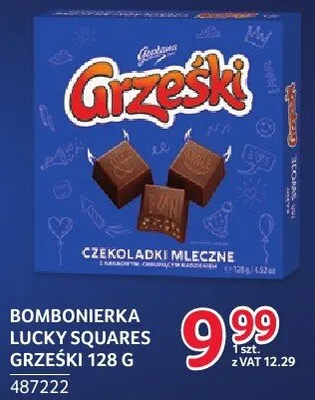 Bombonierka Lucky Squares Grześki promocja w Selgros