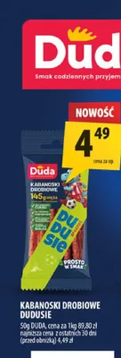 Kabanoski drobiowe Duda Dudusie promocja w Arhelan