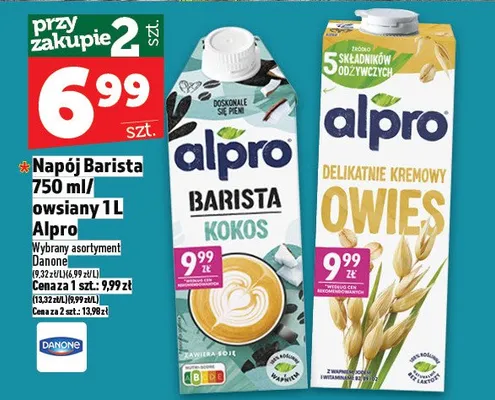 Napój owsiany delikatnie kremowy Alpro promocja w TOPAZ