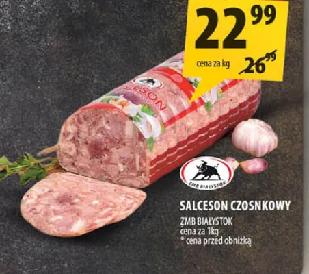Salceson czosnkowy promocja w Arhelan