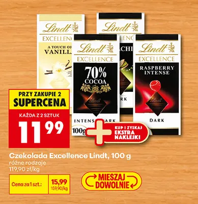 Czekolada Lindt Excellence Pistachio Dark promocja w Biedronka