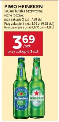Piwo heineken promocja w Stokrotka