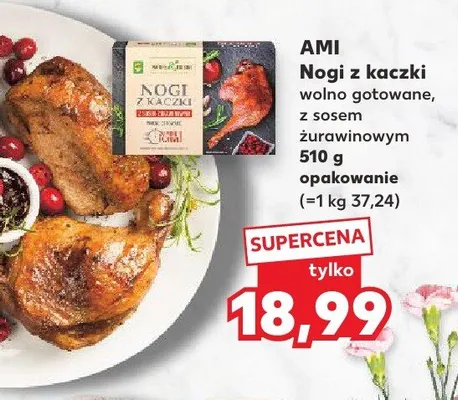 Nogi z kaczki wolno gotowane, z sosem żurawinowym opakowanie promocja w Kaufland
