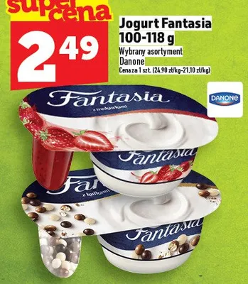 Jogurt Fantasia promocja w TOPAZ