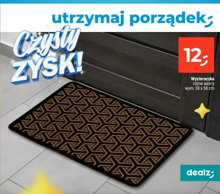 Wycieraczka 38x58 cm promocja w Dealz