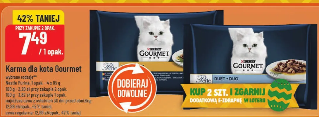 Karma dla kota Perle wybrane rodzaje promocja w POLOmarket