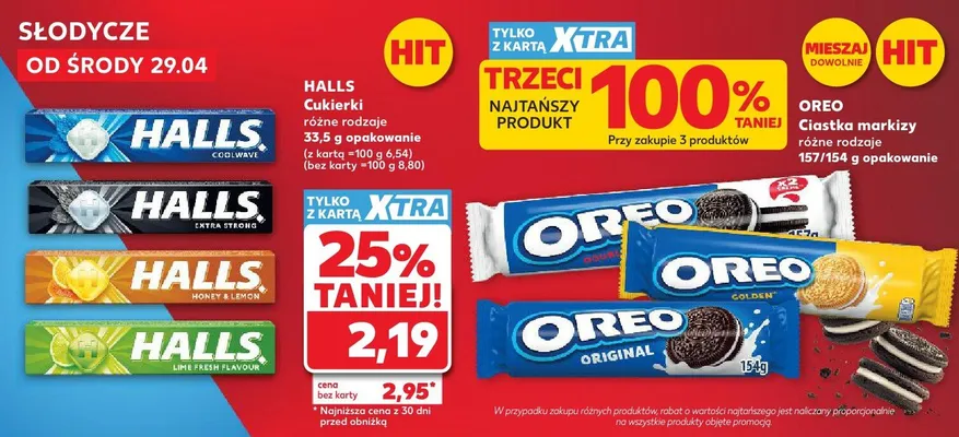 Cukierki Halls Coolwave promocja w Kaufland