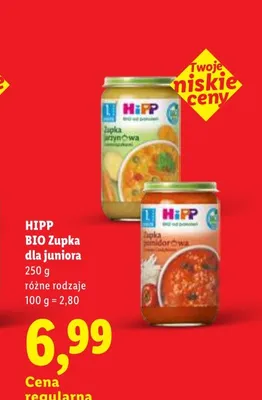 Zupka dla juniora HiPP BIO promocja w Lidl