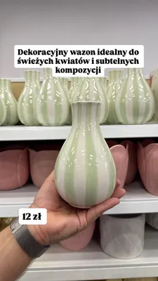 Dekoracyjny wazon promocja w Pepco