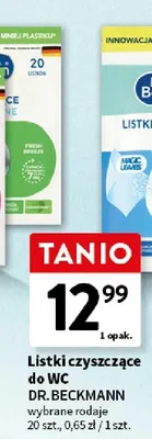 Listki czyszczące do WC promocja w Intermarche