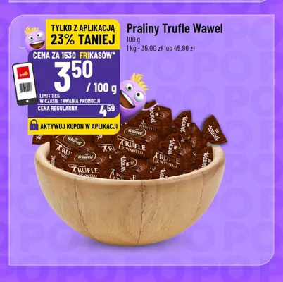 Praliny Trufle Wawel promocja w POLOmarket