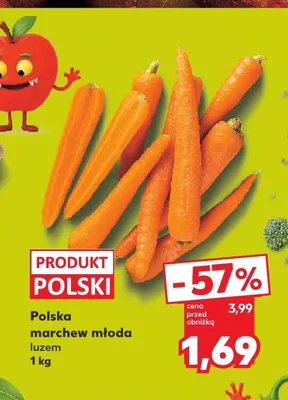 Marchew młoda polska promocja w Kaufland