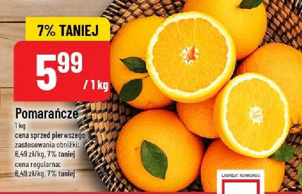 Pomarańcze promocja w POLOmarket