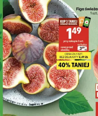 Figa świeża promocja w Delikatesy Centrum