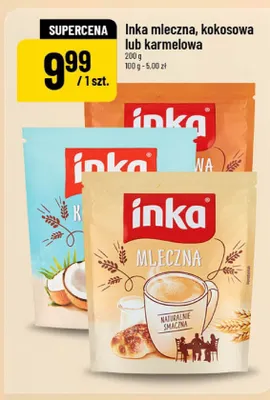 Kawa zbożowa rozpuszczalna Inka kokosowa promocja w POLOmarket