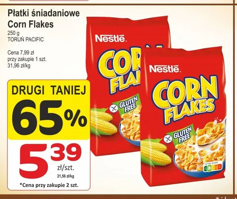 Płatki śniadaniowe Corn Flakes Nestlé promocja w Marketvita