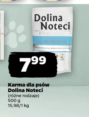 Karma dla psów Dolina Noteci Premium z jagnięciną promocja w Netto