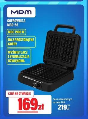 Gofrownica Mpm MGO-56 promocja w RTV EURO AGD