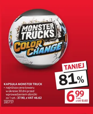 Kapsuła Monster Truck promocja w Selgros
