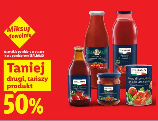 Sos pomidorowy Polpa di pomodoro con erbe aromatiche promocja w Lidl