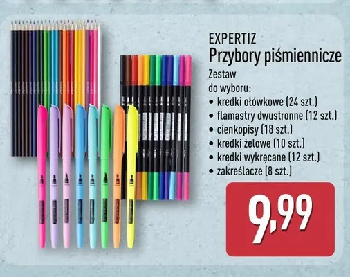 Cienkopisy Expertiz 18-pak promocja w Aldi