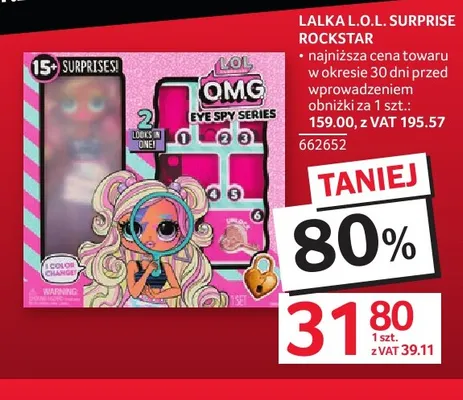 Lalka L.O.L. Surprise Rockstar promocja w Selgros