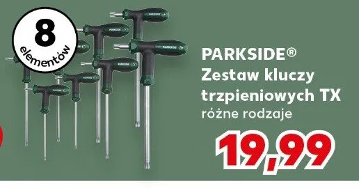 Zestaw kluczy trzpieniowych TX promocja w Kaufland