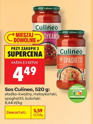 Sos Culineo meksykański promocja w Biedronka